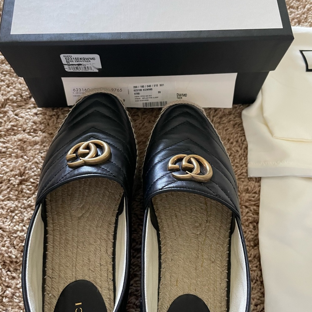 Gucci GG Platform Espadrille black